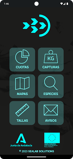 Android application Datalborán screenshort