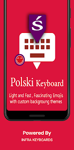 Polish English Keyboard : Infra Keyboard 1
