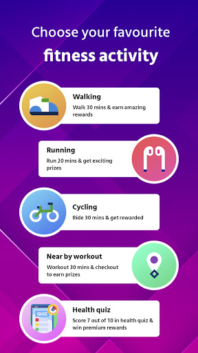 Growfitter Walk & Earn Rewards Screen 3