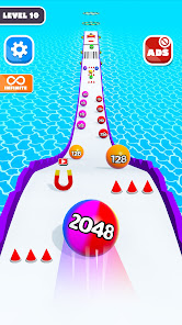 Merge Number 2048 - Ball Games 1.0.8 APK + Mod (Unlimited money) untuk android
