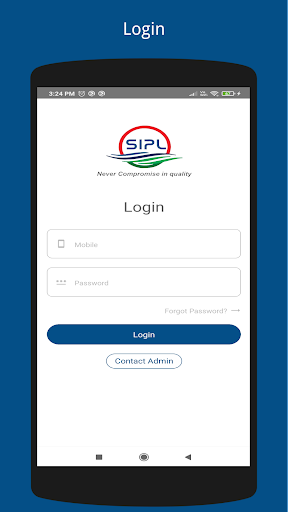 Android application SIPL screenshort