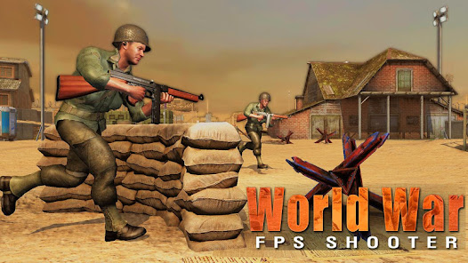 Captura 13 juegos de guerra mundial: ww2  android