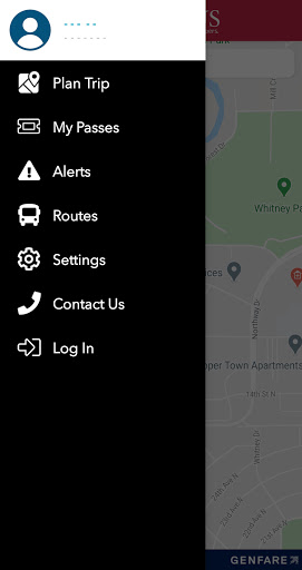 Android application Smart Ride App screenshort