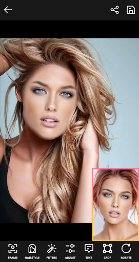 Android application Girls Hairstyle Camera screenshort