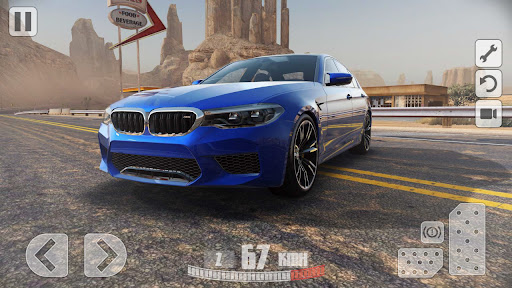 Android application City Racer BMW M5 Parking Area screenshort