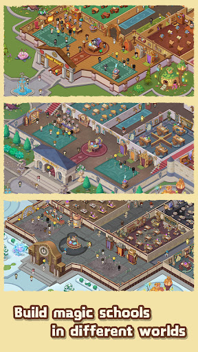 Idle Magic School 1.3.3 (MOD Unlimited Gold) poster-1