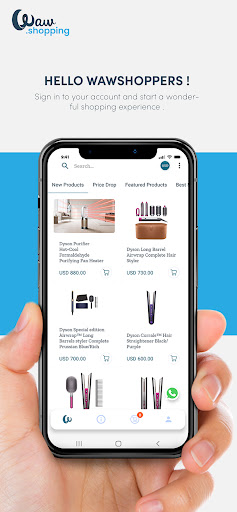 Android application WAW Shopping screenshort