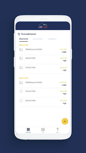 Android application LC Partner screenshort