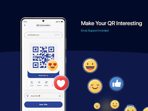 Tap & Generate QR Screen 3
