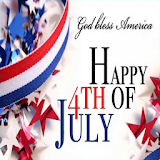 Happy 4th July:Greeting, Photo Frames, GIF,Quotes icon