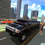 Limo Taxi Car Driving Simulator : Public Transport icon