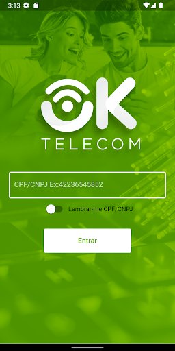 Android application OK TELECOM screenshort