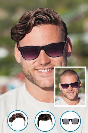 Android application Men Hairstyles Photo Editor screenshort