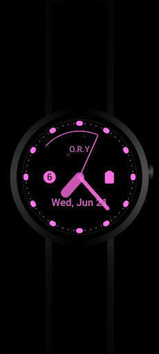 Android application Nebula Watchface screenshort