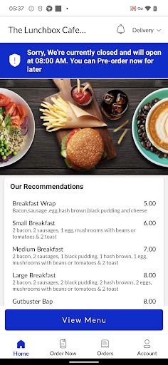 The Lunchbox Cafe & Takeaway Screen 2
