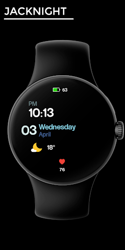Jacknight - watch face screenshot 0