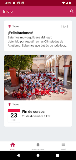 Android application Colegio Scaffo screenshort