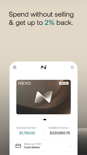 Screenshot of Nexo: Crypto Wealth Platform