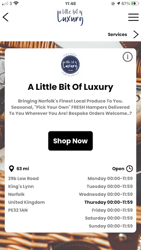 Android application A Little Bit of Luxury screenshort