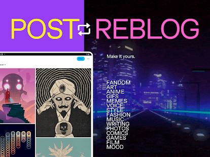 Tumblr—Fandom, Art, Chaos Ekran görüntüsü