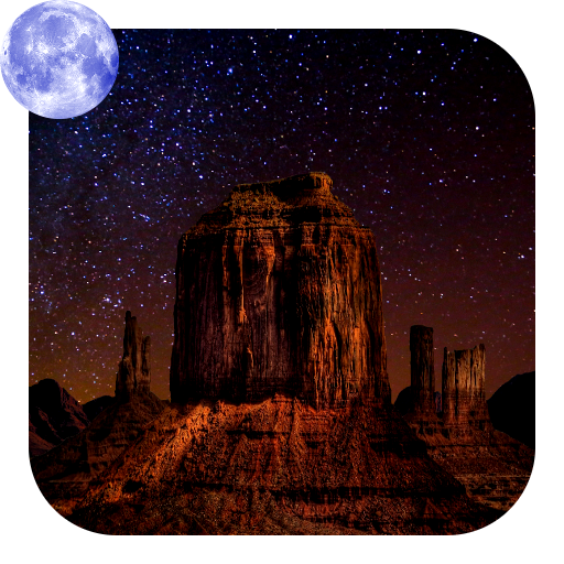 Beautiful Desert Night Logo