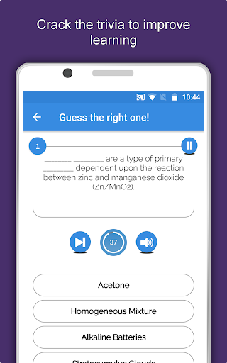 Screenshot of Chemistry Dictionary Offline
