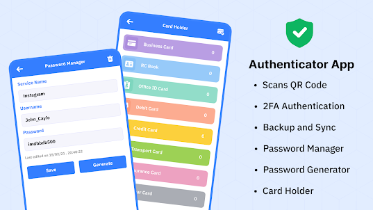 Authenticator App - SafeLock