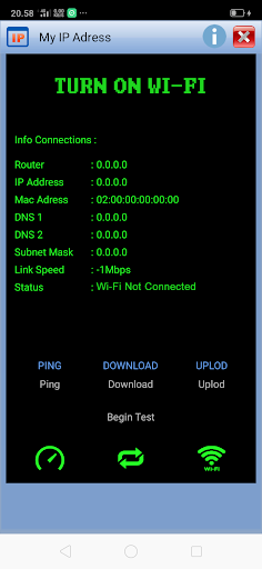 Check My IP and Speedtest