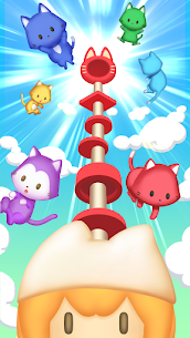 Cat Puzzle -Stray Cat Towers MOD APK (Unlimited Money) 5