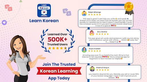 Screenshot of Learn Korean Offline