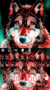 Neon Led Wolf Keyboard 1.3 APK screenshots 5