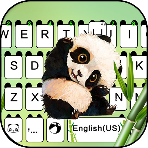 Cute Baby Panda Keyboard Theme  Icon