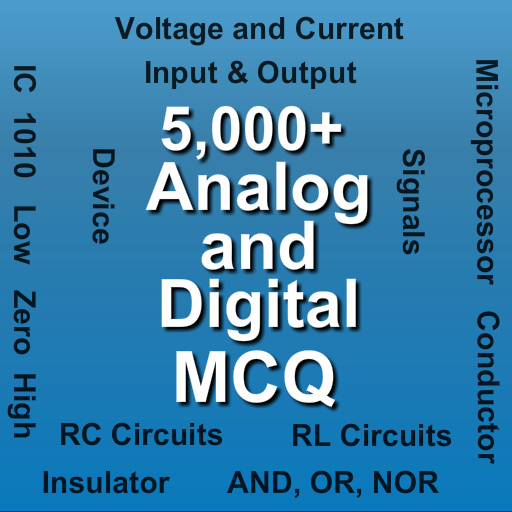 Android application Analog and Digital MCQ screenshort