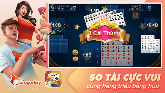 Poker VN - Mu1eadu Binh u2013 Binh Xu1eadp Xu00e1m - ZingPlay 5.16 APK screenshots 2