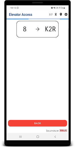 Elevator Access Screen 2
