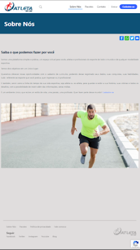 Atleta Online Screen 3
