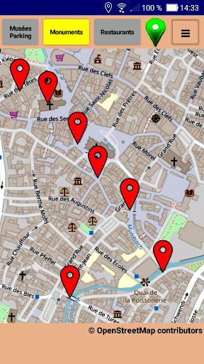 Android application Colmar Visit screenshort