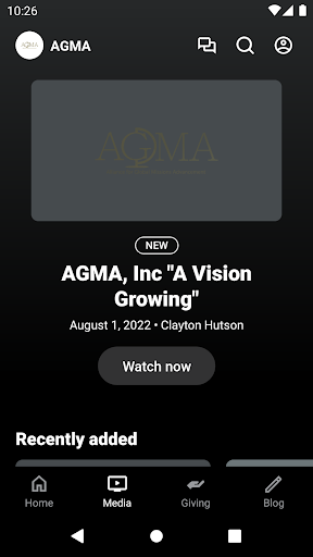 Android application Alliance for Global Missions screenshort