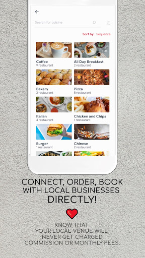 ORDER LOCAL Screen 2