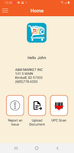 South Dakota WIC Retailer Screen 2
