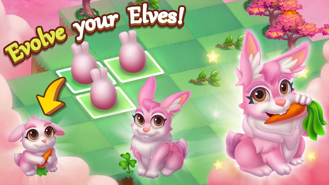 Merge Elves-Merge 3 Puzzles 2.5.7 APK + Mod (Unlimited money) for Android