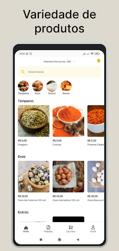 Ovos Silva: Delivery Screen 2