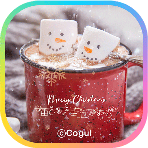 카카오톡 테마 - Hot Chocolate with M logo