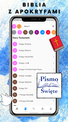 Android application PISMO ŚWIĘTE BIBLIA AUDIO + AI screenshort