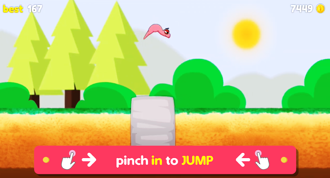 Worm runner 1.0 APK + Мод (Unlimited money) за Android