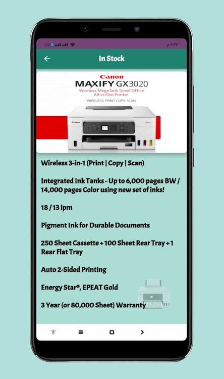 MAXIFY GX3020 Wireless Guide - 1 - (Android)