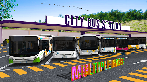 Android application Off road uphill mountain Bus screenshort