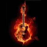 Flaming Guitar Live Wallpaper icon