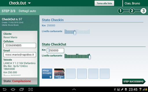 Rapidoo CheckOut Screen 2