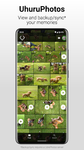 Android application UhuruPhotos screenshort